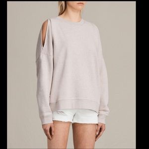 All Saints▪️UNAI Cold Shoulder Sweatshirt